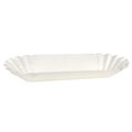 Hoffmaster Fluted Hot Dog Tray, White, 6", PK500 BLHDMWSP